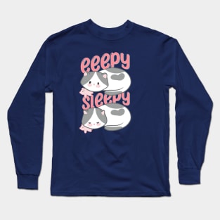 eepy sleepy just a baby cat Long Sleeve T-Shirt